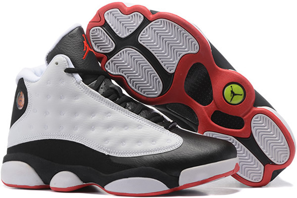 Jordan 13 White/Black/Red